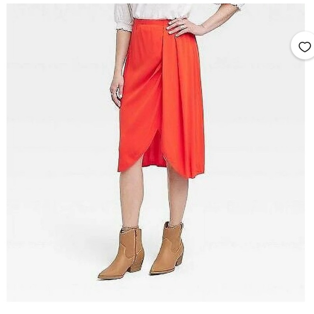 knox rose drapery a line skirt